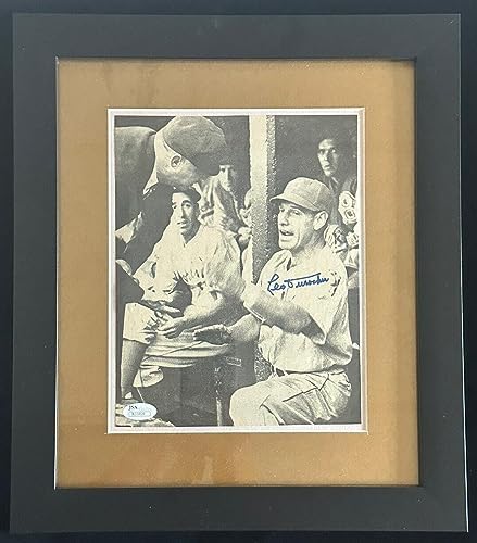 Leo Durocher Brooklyn Dodgers SIGNED 7×9 Magazine Photo – Framed w/JSA COA – Autographed MLB Magazines post thumbnail image