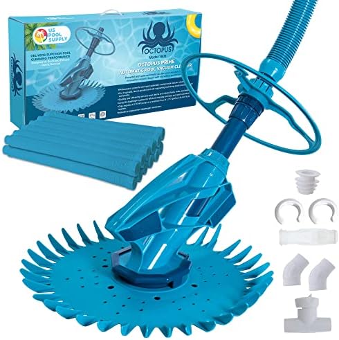 U.S. Pool Supply Octopus Prime Automatic Pool Vacuum Cleaner & Hose Set – Powerful Suction That Removes Swimming Pool Debris, Cleans Floors, Walls, Steps – Quiet Fast Cleaning Side Climbing Sweeper post thumbnail image