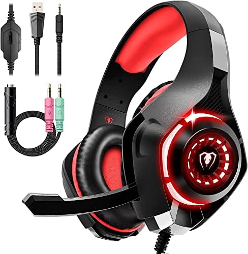 Gaming Headset for PS4, PS5, PC, Xbox One, Over-Ear Gaming Headphones with Noise Cancelling Mic, Premium Stereo, Lightweight Comfortable Earmuffs for Switch Laptop Mobile post thumbnail image