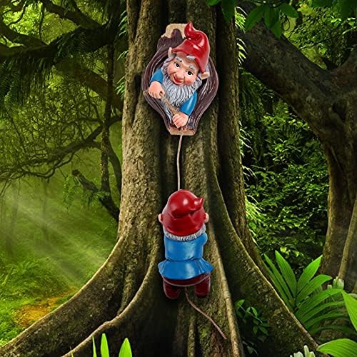 KKL Climbing Gnomes Decor Tree Garden Hugger Statue – Elf Out The Door Tree Hugger – Garden Tree Climbing Gnome Voyeur Decoration,Outdoor Tree Carving Art Kit, for Courtyards,Porch Ornaments post thumbnail image