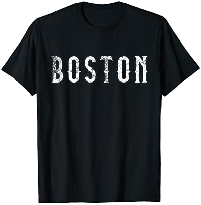 Vintage Boston Massachusetts Distressed Apparel T-Shirt post thumbnail image