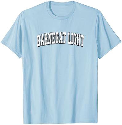 Barnegat Light New Jersey Vintage Athletic Sports B&W Print T-Shirt post thumbnail image