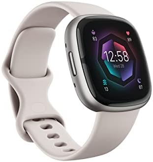 Fitbit Sense 2 Advanced Health and Fitness Smartwatch with Tools to Manage Stress and Sleep, ECG App, SpO2, 24/7 Heart Rate and GPS, Lunar White/Platinum, One Size (S & L Bands Included) post thumbnail image