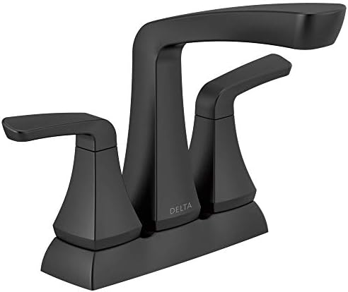 Delta Faucet Vesna Matte Black Bathroom Faucet, Centerset Bathroom Faucet, Drain Assembly, Worry-Free Drain Catch, Matte Black 25789LF-BL post thumbnail image