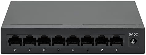 Intellinet 8-Port Gigabit Ethernet Network Switch – Ethernet Splitter – Unmanaged | Plug & Plug | Fanless Metal Housing – for Computer Networking Hub, Desktop – 3 Year Warranty – 530347 post thumbnail image