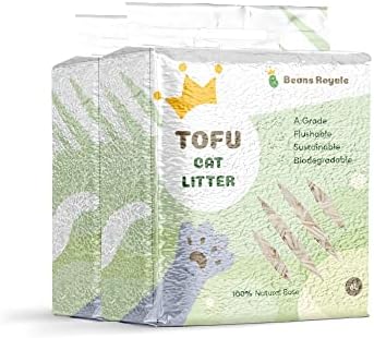 Beans Royale 2pcs Pack (6L x 2) Tofu Cat Litter, Biodegradable, Clumping Kitty Litter, Flushable,Pea Fiber,Dust Free, Odor Control, Low Tracking, Lightweight post thumbnail image