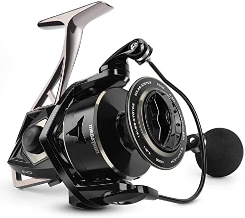 KastKing Megatron Spinning Reel, Freshwater and Saltwater Spinning Fishing Reel, Rigid Aluminum Frame 7+1 Double-Shielded Stainless-Steel BB, Over 30 lbs. Carbon Drag, CNC Aluminum Spool & Handle post thumbnail image