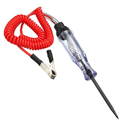 6V-12V-24V DC Car Circuit Tester Light, TuNan Professional Auto Voltage Continuity Test, Automotive Electrical Volt Test Light/Long Probe for Wire/Fuse/Socket and More – Red post thumbnail image