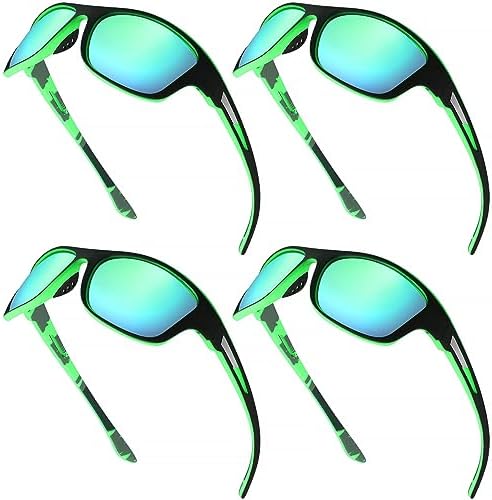 TOODOO 4 Pairs Men Polarized Sunglasses with UV Protection Driving Glasses Sports for Sport Outdoor Activities post thumbnail image