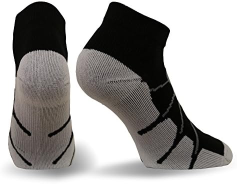 Sox Sport Gentle Plantar Fasciitis Arch Support Low Cut Running, Gym Compression Socks, Black/Grey, Medium – SS4011 post thumbnail image