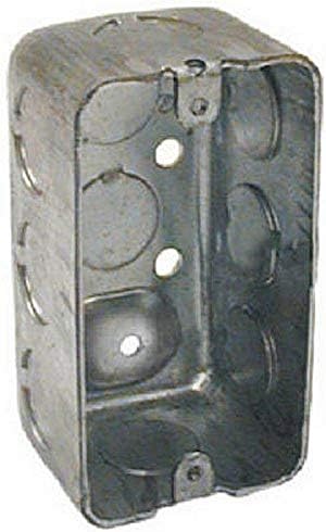 Hubbell-Raco 8660 1-7/8-Inch Deep, 1/2-Inch End Knockouts, Drawn 4-Inch by 2-Inch Handy Box post thumbnail image