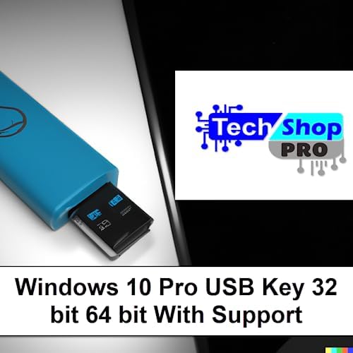 Tech-Shop-pro With Key Compatible Windows 10 Profesional 64 Bit USB.Key Included Install To Factory Fresh, Recover, Repair and Restore Boot USB. Fix PC, Laptop and Desktop. Free Technical Support. post thumbnail image