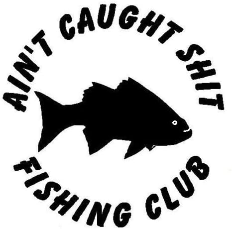 Crawford Graphix Fishing Club Fish Funny Car Boat Hunting Fishing Sticker Decal (5.5″, Black) post thumbnail image