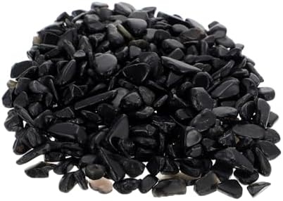 CORHAD 1 Set Fish Tank Landscaping Stone Polished Decorative Gravel Pebbles Gravel Gemstone Crystal Rock Vase Black Obsidian Stones Desk Topper Desktop Obsidian Rocks Aquarium Black Stone post thumbnail image