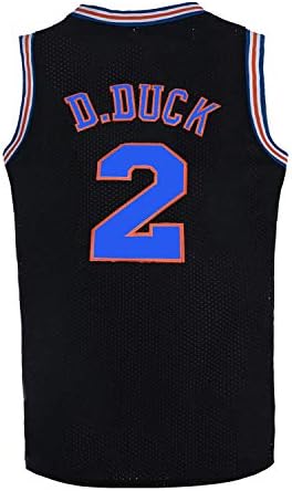 Youth Basketball Jersey #2 D Duck 90s Moive Cotume Space Sports Shirts for Kids/Boys post thumbnail image