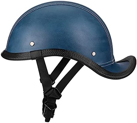 SDFGDFD Motorcycle Half Helmet,Retro Leather Open Face Helmet, ECE/DOT Approved with Vintage Style Half Helmets, for Scooter Bike Cruiser Chopper Moped Jet Helmet, One size (56~60cm) post thumbnail image