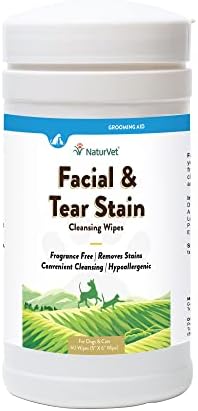 NaturVet Facial & Tear Stain Cleansing Wipes for Dogs & Cats 60 Count post thumbnail image