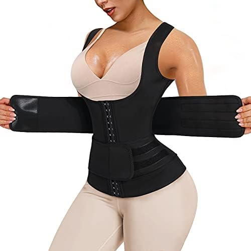 REDPAI Sweat Waist Trainer for Women, 2 in 1 Sauna Vest with Sweat Belt Workout Tank Tops Waist Trimmer Slimming Shaper post thumbnail image