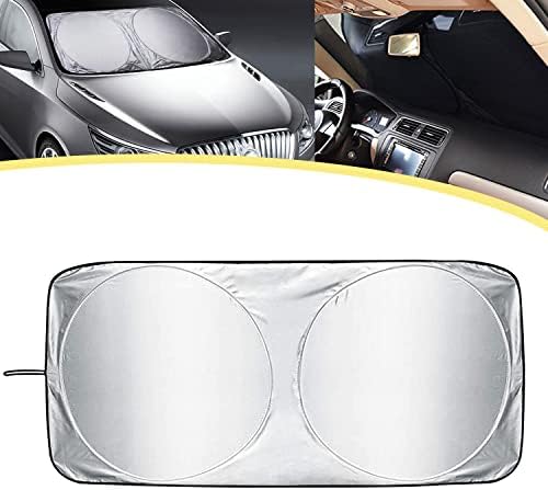 Pincuttee Car Windshield Sun Shade, Foldable Car Sun Shade for Windshield Blocks UV Rays Sun Visor Protector,Foldable Sun Shield Keeps Your Vehicle Cool,Fit All Car(1 Piece,190x90cm/74.8″x35.4″) post thumbnail image