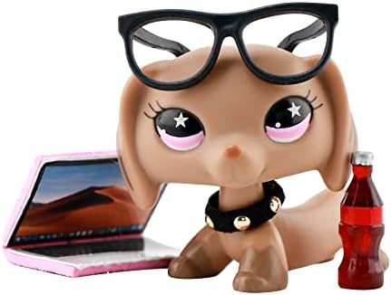 COYIKE LPS Brown Dachshund Star Eyes with lps Accessories Rare Old LPS Pets Action Figure Collectable Pets Mini Pet Shop Small Littlest Pet (Brown Dachshund Star Eyes) post thumbnail image