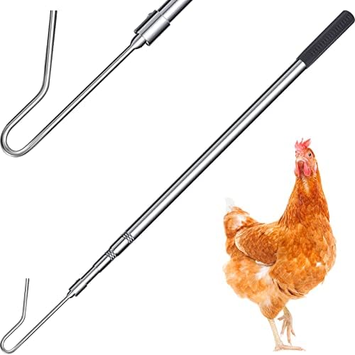 Chicken Catcher Stainless Steel Retractable Long Chicken Grabber Tool Pole for Poultry Turkey Geese Duck Fowl Bird post thumbnail image