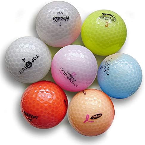 Professional Golf Crystal Golf Ball Mix – Great Crystal Colors & Styles! 50 Mint Quality Used Crystal Golf Balls (AAAAA Blue Green Orange Yellow Mix), Model Number: 50PK-Crystal Mix post thumbnail image