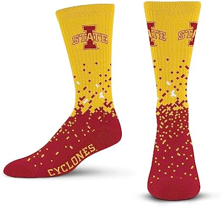 For Bare Feet NCAA IOWA STATE CYCLONES Spray Zone Crew Sock Team Color Youth post thumbnail image