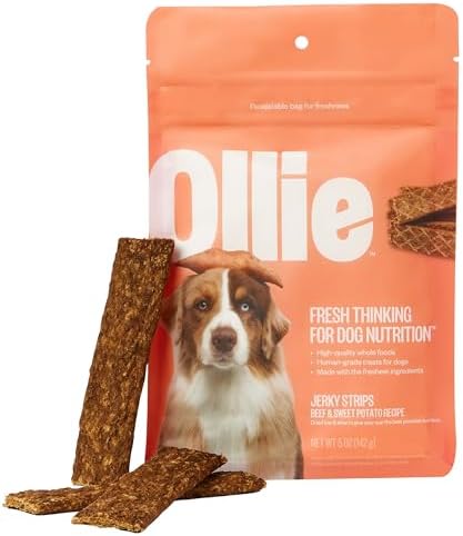 Ollie Beef and Sweet Potato Jerky Recipe Dog Treats – Dog Jerky Treats All Natural – Healthy Dog Treats – Beef Jerky for Dogs – Real Meat Dog Treats 5 Oz. post thumbnail image