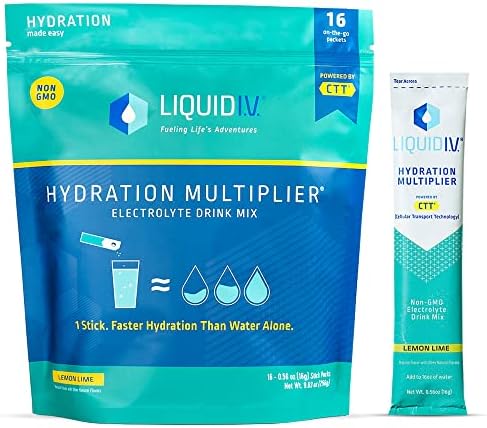 Liquid I.V. Hydration Multiplier – Lemon Lime – Powder Packets | Electrolyte Drink Mix | Easy Open Single-Serving | Non-GMO | 16 Stick post thumbnail image