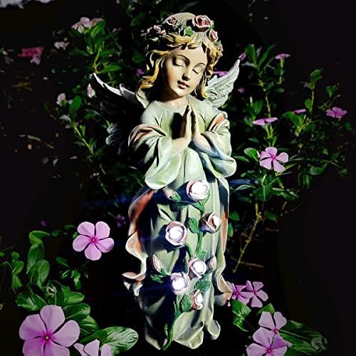 CHRUI Angel Outdoor Garden Decor Statues, Outdoor Patio Angel Art Garden Cemetery Decorations Statue for Patio, Lawn, Yard Decoration, Housewarming Garden Unique Gift post thumbnail image