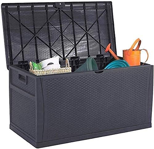 Omelaza 120 Gallon Outdoor Large Deck Storage Box, Patio Resin Deck Storage Container, Store Cushion Toys and Sundry Thing(Grey) post thumbnail image