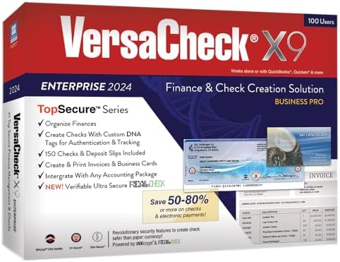 VersaCheck X9 Enterprise 2024 – 100 User Finance and Check Creation Software post thumbnail image