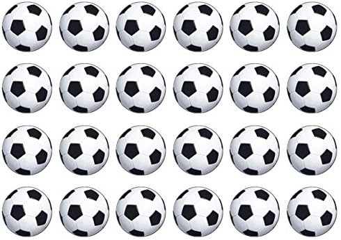 Beistle 24 Piece Durable Paper Soccer Ball Cut Outs for Sports Theme Birthday Party Decorations, 13.5″, Black/White post thumbnail image