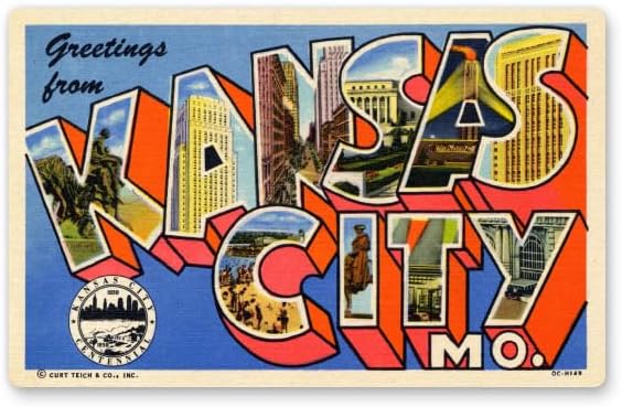 Squiddy Greetings from Kansas City Missouri – Vinyl Sticker for Car, Laptop, Notebook (5.5″ Wide) post thumbnail image