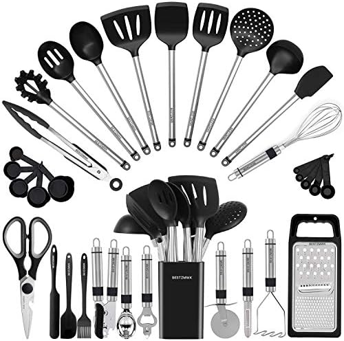 Kitchen Utensil Set-Silicone Cooking Utensils-33 Kitchen Gadgets & Spoons for Nonstick Cookware-Silicone and Stainless Steel Spatula Set-Best Kitchen Tools, Useful Pots and Pans Accessories post thumbnail image