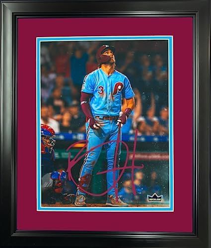 Framed Bryce Harper Walk-Off Grand Slam Philadelphia Phillies Facsimile Laser Engraved Signature Auto 12″x15″ Baseball Photo HOFSM Holo post thumbnail image