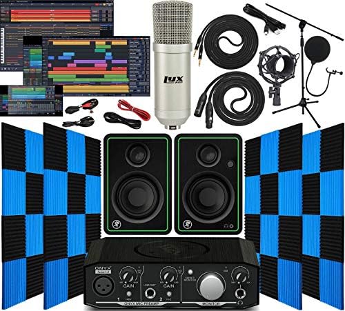 Mackie Onyx Artist 1-2 Audio/Midi interface With Pro Tools First Software Studio Bundle with CR3-X Pair Studio Monitors, 24 Pack Acoustic Soundproof Studio Foam Wedges Sound Insulation Panels post thumbnail image