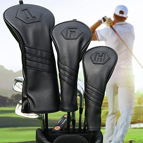 Golf Club Covers 3 PCS Or 1PC, Golf Club Head Covers for Woods and Drivers, Golf Head Covers Fit Most Golf Clubs Golf Headcovers Set post thumbnail image