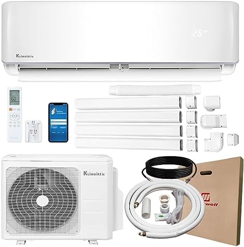 Klimaire 18,000 BTU 19 SEER2 Ductless Mini-Split Inverter Air Conditioner Heat Pump System with 15-ft Installation Kit and Wall Bracket 230V post thumbnail image