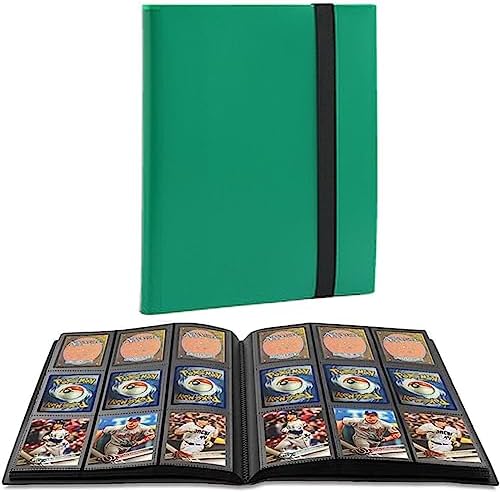 CTPOKO Trading Card Binder Holder, 9-Pocket Sports Card Album for TCG, MTG, Football, Basketball, Hockey and Baseball Cards – 20 Pages, 360 Card Capacity – Green post thumbnail image