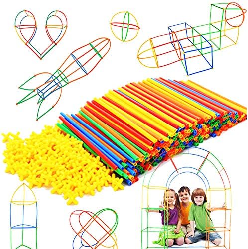 RAINBOW TOYFROG Building Straws and Connectors – STEM Blocks Construction Toys for Boys & Girls – 300 Pcs Straw Building Set – Engineering Connector Blocks for Kids post thumbnail image