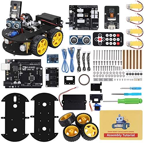 ELEGOO UNO R3 Project Smart Robot Car Kit V4 with UNO R3, Line Tracking Module, Ultrasonic Sensor, IR Remote Control etc. Intelligent and Educational Toy Robotic Kit for Arduino Learner post thumbnail image