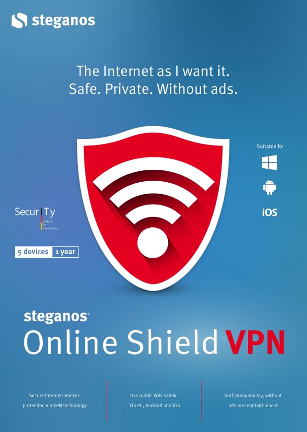 Steganos Online Shield VPN – The internet as I want it. Safe. Private. Ad-Free -Windows 10, 8 or 7 (32 & 64 Bit) [Download] post thumbnail image