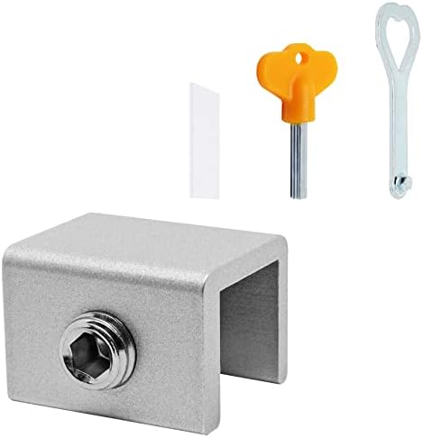 SWZHAI 4 Sets Window Locks with Key, Sliding Window Locks Adjustable Window Security Lock for Vertical & Horizontal Sliding Windows Doors, Window Stoppers Window Safety Locks for Home Office(Single) post thumbnail image