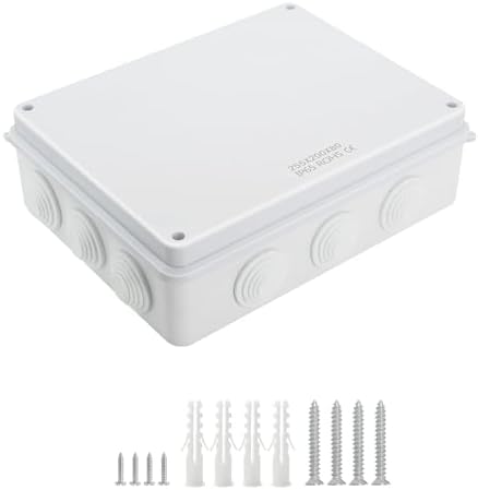 LeMotech Junction Box, ABS Plastic IP65 Waterproof and Dustproof, Universal Electrical Enclosure, Outdoor and Indoor Project Box 10 x 7.9 x 3.1 inch (255 x 200 x 80 mm) post thumbnail image