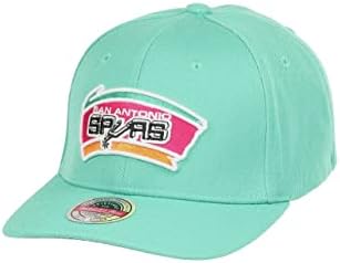 Mitchell & Ness San Antonio Spurs Wordmark Stretch Snapback Adjustable Hat Cap – Teal post thumbnail image