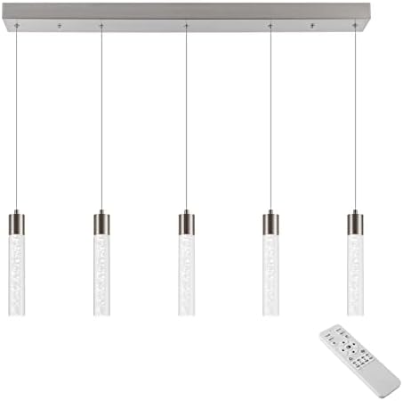 Bestwest Kitchen Lighting Pendant,Brushed Nickel Pendant Chandelier Lighting with Remote Control Three Color,3D Pendant Lighting for Kitchen Dinning Room, Living Room, orridor, Cafe bar post thumbnail image