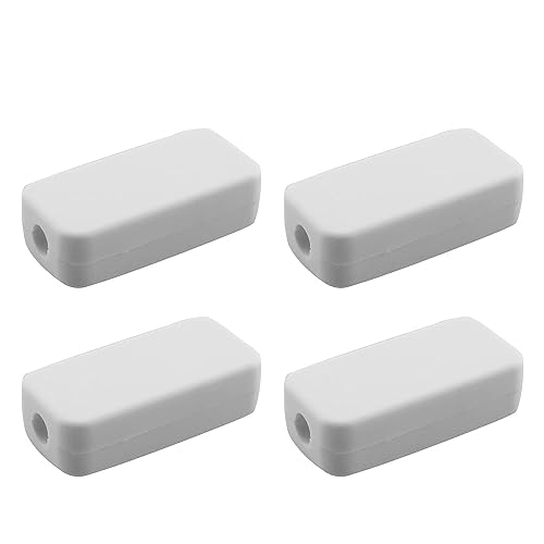 DGZZI Thickened Electrical Junction Box 4pcs (42x22x11) mm Plastic Wire Clip Box Waterproof Engineering White Self Locking post thumbnail image