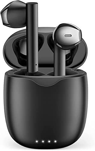 Bluetooth Headphones, TWS Wireless Earbuds Bluetooth, 30 Hours Playtime with Charging Case, Earphones Suitable for Work, Sports for Android iOS Phones (Black) post thumbnail image