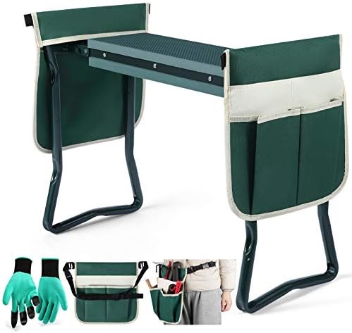 Garden Kneeler and Seat–Folding Garden Stool, Gardening Bench Supplies, Heavy Duty Kneeler with 2 Ex-Large Pouches, EVA Foam Thick Pad, Detachable Belt–Gardening Gift for Women Men Gardener Lovers post thumbnail image